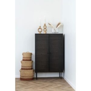 Highboard "Kyoto" Dunkelbraun